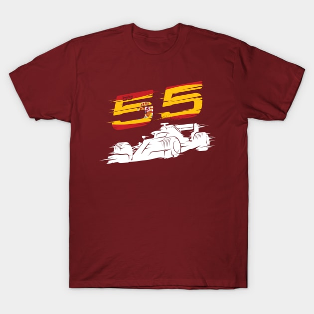 We Race On! 55 [Flag] T-Shirt by DCLawrenceUK